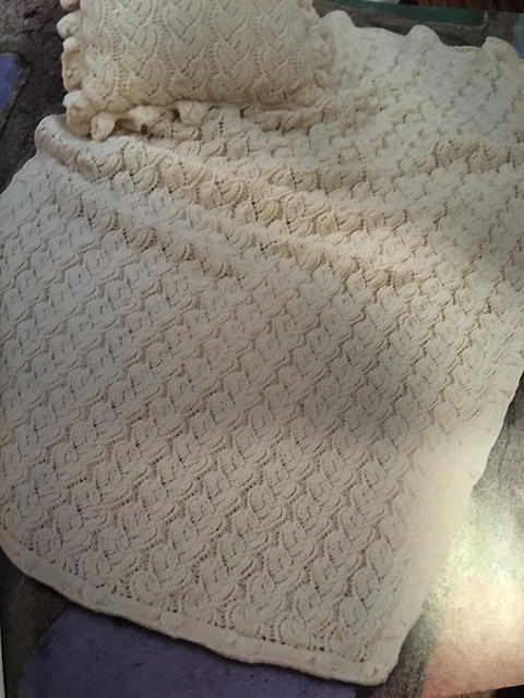 Leafy Lace Afghan