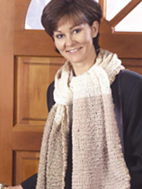 Textured Blocks Scarf