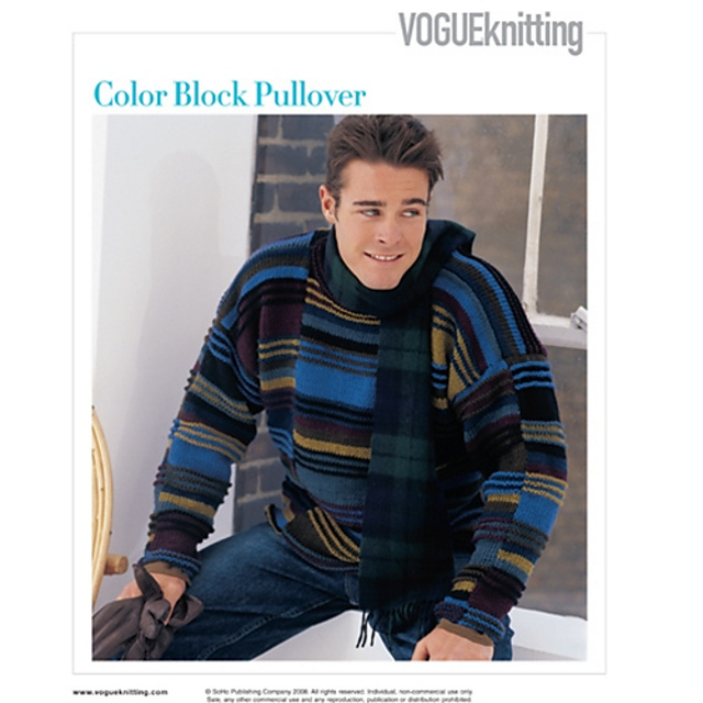 #09 Color Block Pullover