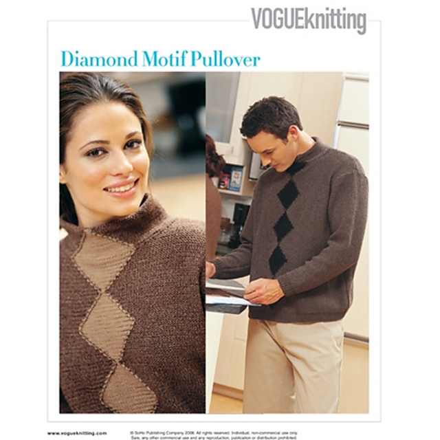 #23 Diamond Motif Pullover