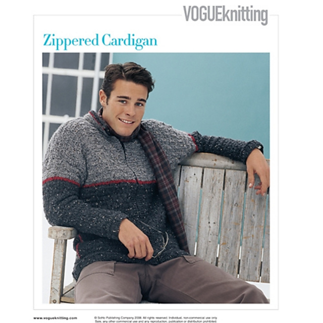 #03 Zippered Cardigan