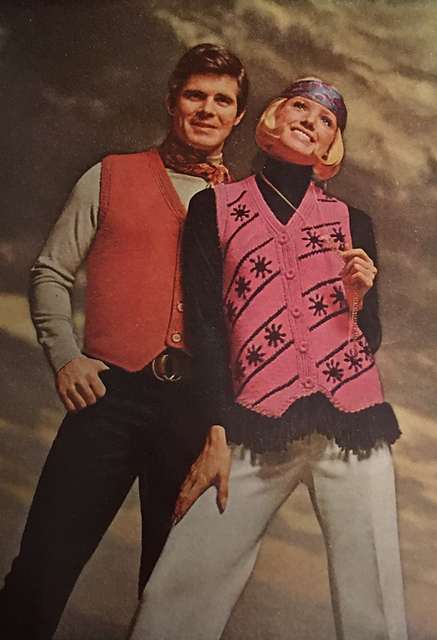 He and She Knitted Vests