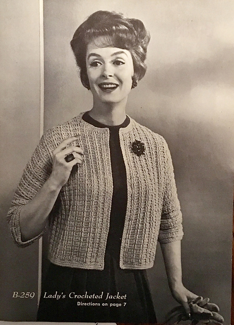 B-259 Lady’s Crocheted Jacket