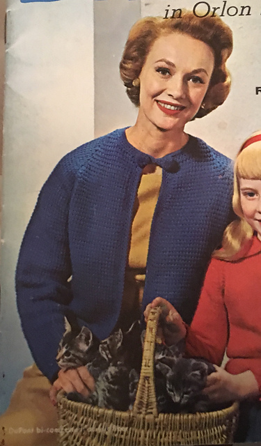 B-260 Crocheted Afghan Stitch Jacket