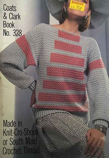 Crochet T-Shape Pullover A-1088