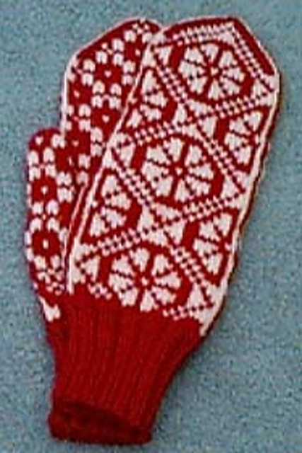 Snow Flower Mittens