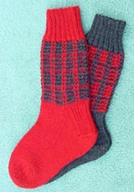Dots & Bars Mosaic Socks