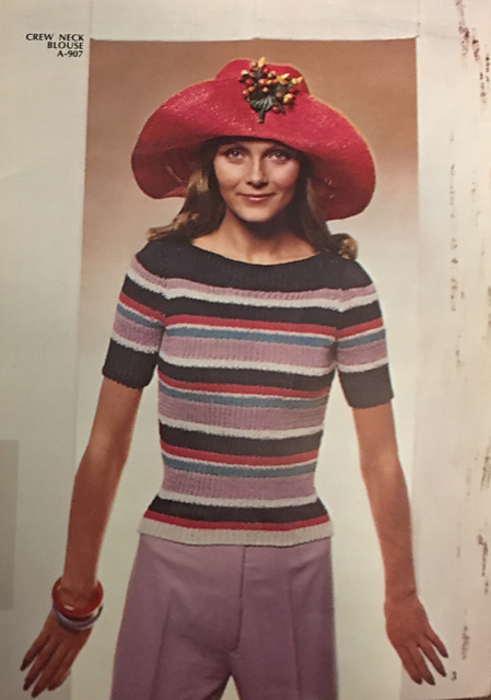 Crew Neck Blouse A-907