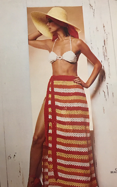 Crochet Beach Skirt A-909