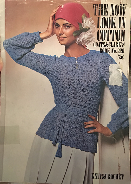 Crochet Shell Stitch Blouse A-911