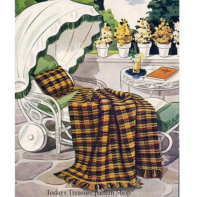 Tartan Afghan No. 691-A