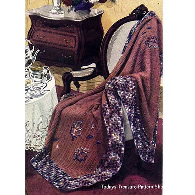 Victoriana Afghan No. 6008