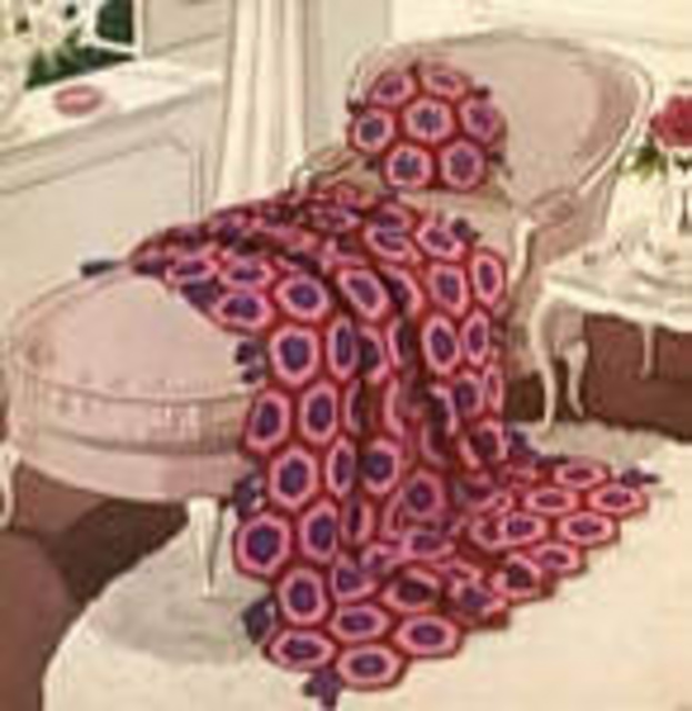 Morning Glory Afghan No. 6000-A