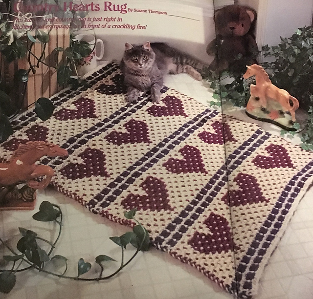 Country Hearts Rug