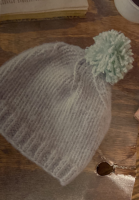 Knit Pompom Hat
