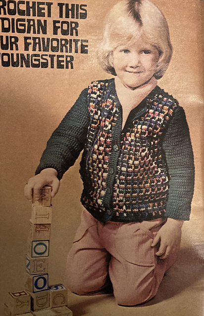 Crochet This Cardigan for your Favorite Youngster