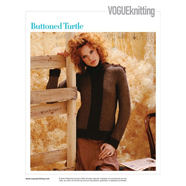 #24 Buttoned Turtleneck