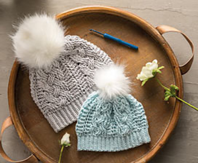 Top Spot: Mommy & Me Cable Stitch Hats