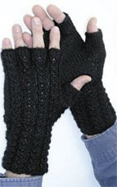 Ravelry: Nicholas's Fingerless Gloves pattern by Sandi Wiseheart