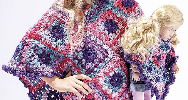 Fun, Frilly Poncho: Mini Me