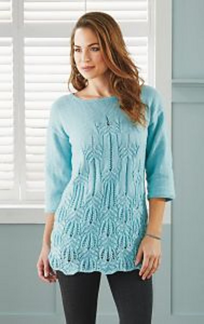 Butterfly lace tunic