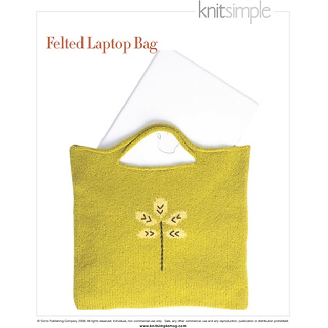 #11 Felted Laptop  Bag