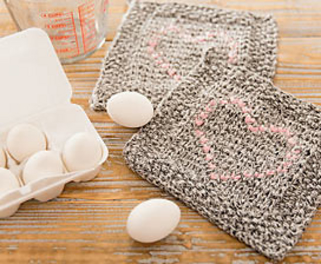 Ravelry Heart Warming Potholders pattern by Hobby Lobby