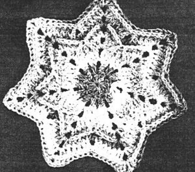 Star Burst Dishcloth