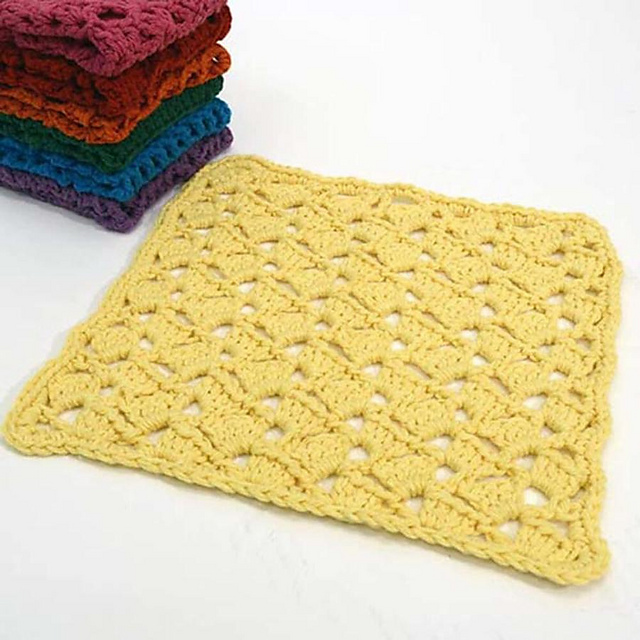 Rainbow of Washcloths: Yellow