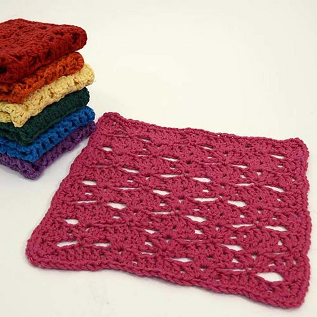 Rainbow of Washcloths: Pink