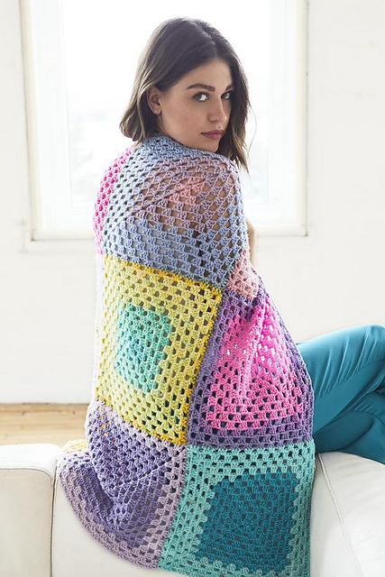 Granny Squares Baby Afghan