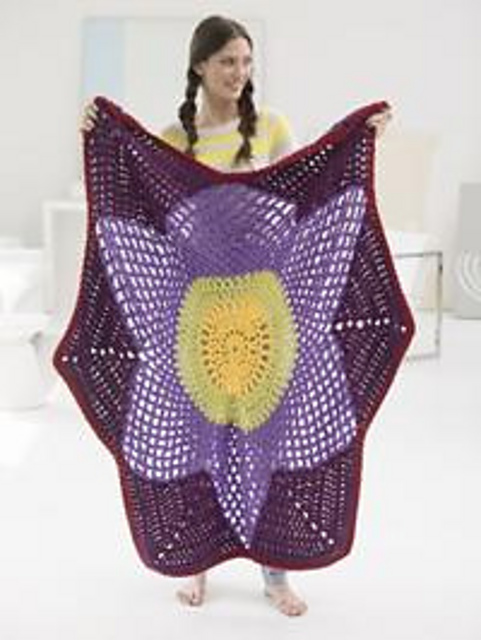 Flower Power Afghan (Crochet)