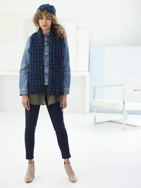 Classic Ribbed Hat & Scarf