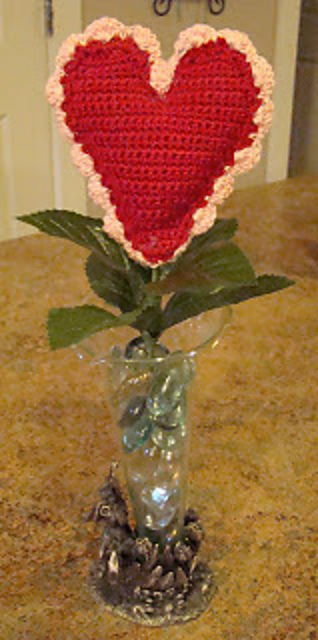 Valentine Heart Flowers