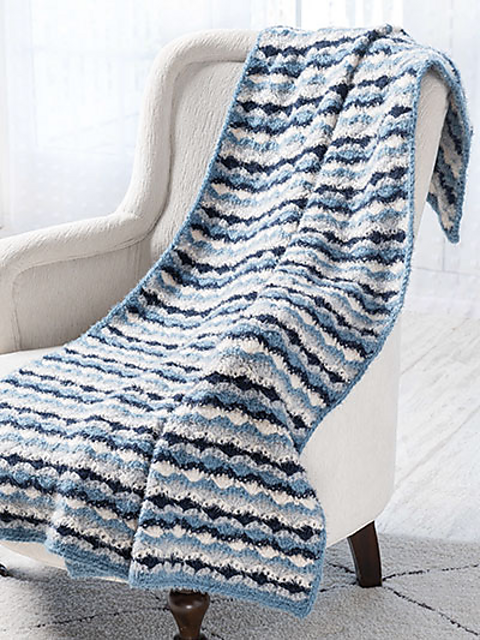 Midnight Blues Throw
