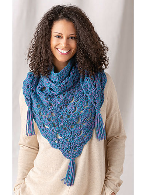 Blue Horizon Shawl