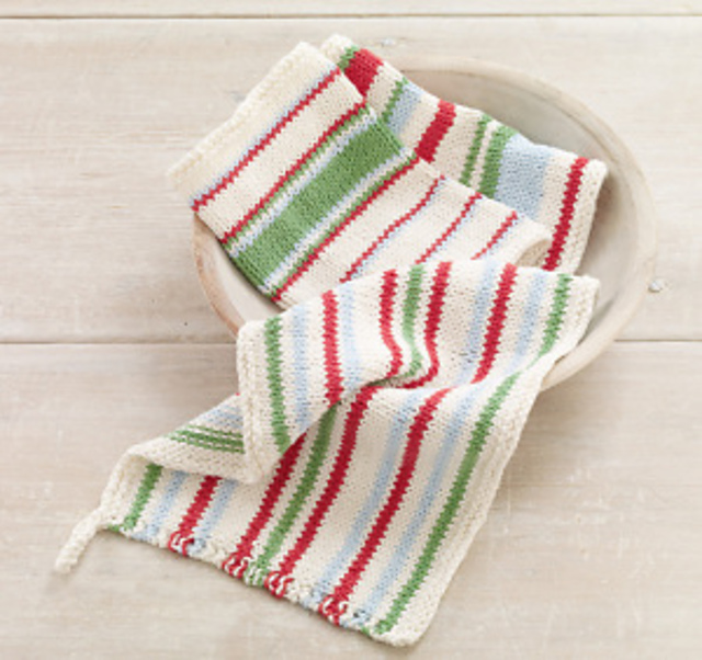 Striped Dishcloths