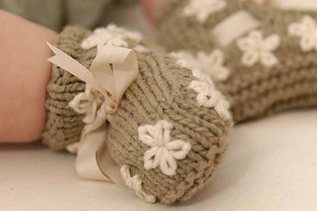Boy's And Girl's Baby Booties