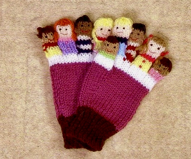 Ten in a Bed Finger Puppets
