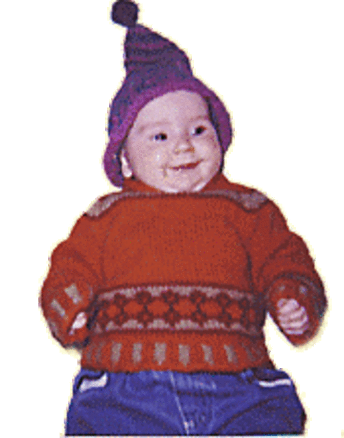 Nora’s Orange Sweater