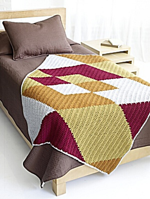Argyle Crochet Afghan