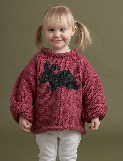 Child’s Bunny Motif Pullover