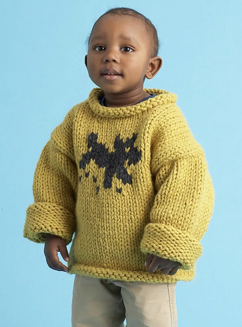 Child's Dog Motif Pullover