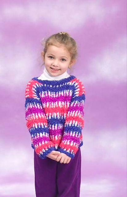 Bright-Stripes Pullover #20121AD