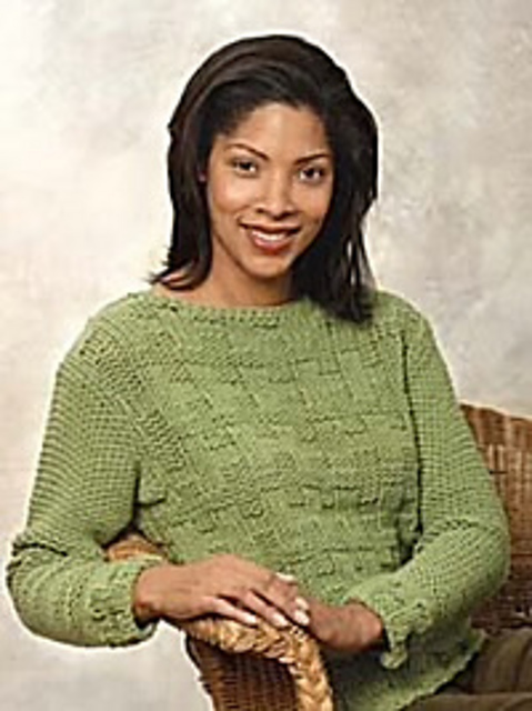 Basketweave Pullover