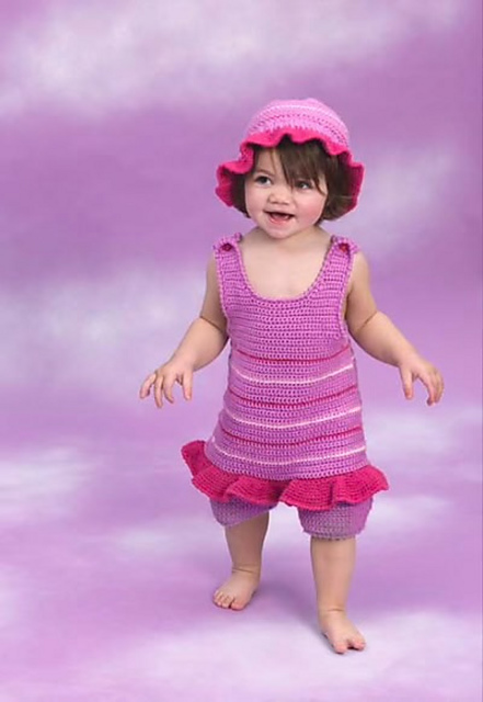 Tutu Onesy and Hat (crochet)