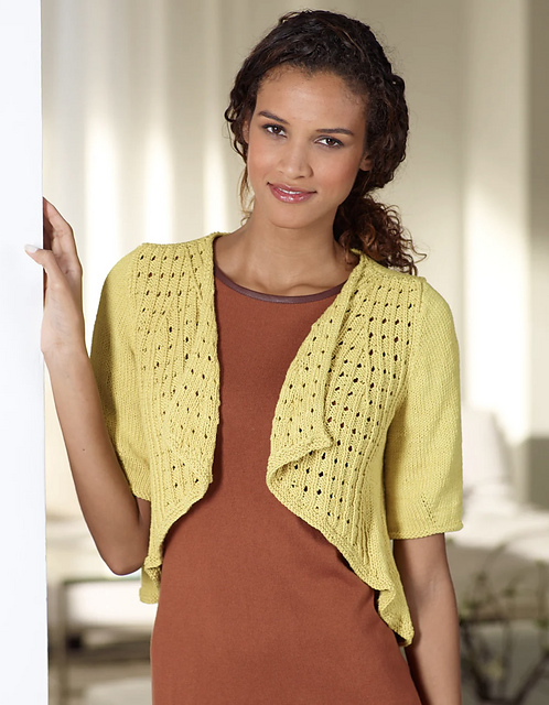 Eyelet Swing Cardi