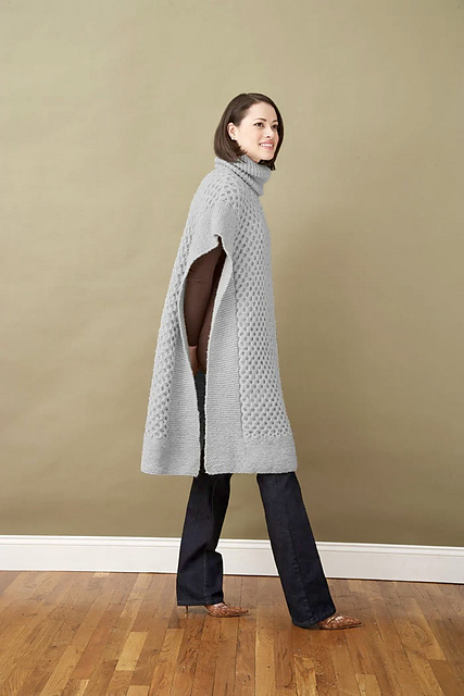 Sweeping Statement / Honeycomb Poncho