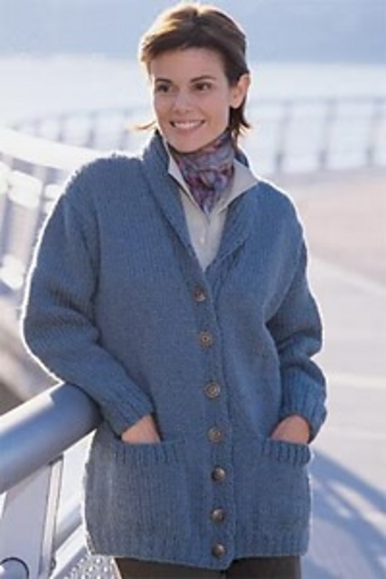 Shawl Collar Cardigan #1318