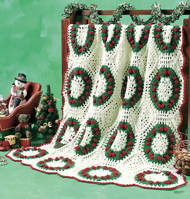 Wreath Afghan